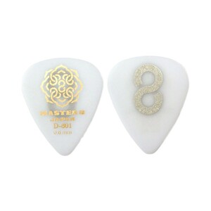  guitar pick 10 pieces set master eito Japan 0.6mm D801S-TD060 D-801 TEARDROP HARDGRIP MASTER 8 JAPAN