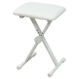  клавиатура bench kiktaniKIKUTANI KB-60 WHT стальной X type клавиатура bench стул для фортепьяно фортепьяно стул электронное пианино стул 