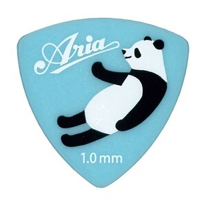 ギターピック 10枚 セット アリア 1.00mm P-PA01 100 BLBK パンダ PICK ARIA