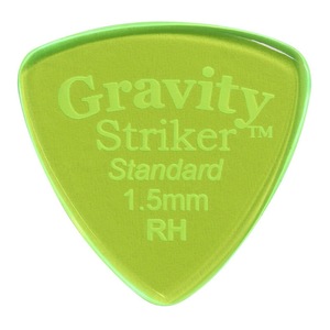 GRAVITY GUITAR PICKS GSRS15P-RH Striker Standard Speed Bevels (右利き用) [1.5 mm/Fluorescent Green] アクリル ピック