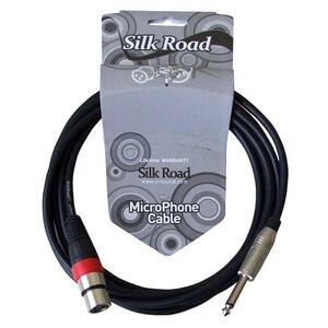 マイクケーブル XLRメス-フォン 3m Silk Road シルクロード LM204-3 マイクコード