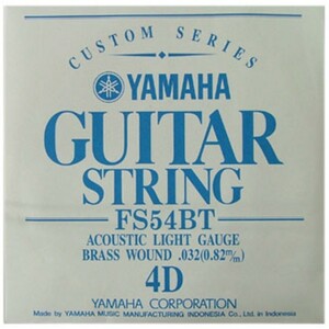 ヤマハ YAMAHA FS54BT アコースティックギター用 バラ弦 4弦×6本