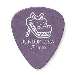 ギターピック 36枚 セット ジムダンロップ 0.71mm 417R GATOR GRIP STD PURPLE JIM DUNLOP ジムダン