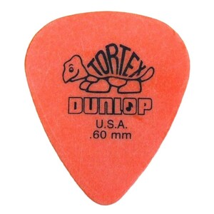 ギターピック 12枚 セット ジムダンロップ 0.60mm ティアドロップ TORTEX STD ORANGE トーテックス オレンジ JIM DUNLOP ジムダン