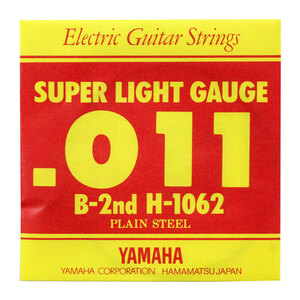 ヤマハ YAMAHA H1062 エレキギター用 バラ弦 2弦×6本