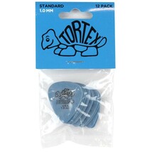 ギターピック 12枚 セット ジムダンロップ 1.0mm Tortex Standard Blue Player's Pack JIM DUNLOP ジムダン_画像1