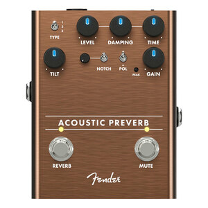 プリアンプ + リバーブ フェンダー Fender Acoustic Preverb プリアンプ アコースティックギター