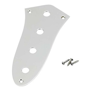 フェンダー Fender Jazz Bass Control Plate 4-Hole クローム ベース用コントロールプレート