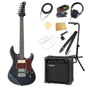 エレキギター 初心者セット ヤマハ YAMAHA PACIFICA611VFM TBL パシフィカ GA15IIアンプ付き 入門11点