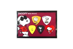 ギターピック 5枚セット スヌーピーグッズ Teeda SNOOPY with MUSIC SNPLMPICKSET