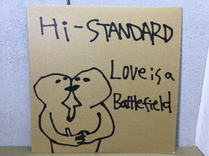 【LPレコード同梱可】ジャンク Hi-STANDARD ハイ スタンダード Love Is A Battlefield ハイスタ A20