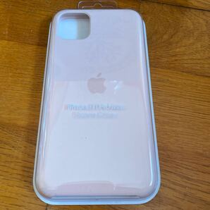 iPhone 11Pro Max シリコンケース ピンクサンド未使用未開封Appleの画像3