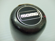 当時物 新品 momo 8.5×1.25 ウッド シフトノブ モモ 旧車 昭和 ホットロッド 高速有鉛 街道レーサー 族車 8×1.25 8mm 8.5mm 黒色 黒 1_画像2