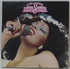 中古LPレコード簡易洗浄済み：DONNA SUMMER(ドナ・サマー) / LIVE AND MORE (国内盤)