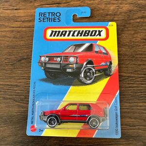 マッチボックス MATCHBOX RETRO SERIES 1990 Volkswagen Golf Coumtry フォルクスワーゲン ゴルフ カウントリー