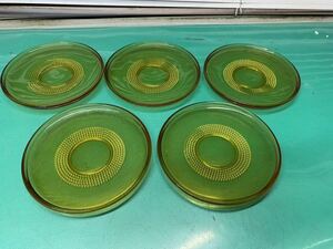 (1999) 昭和レトロ カメイガラス 小皿