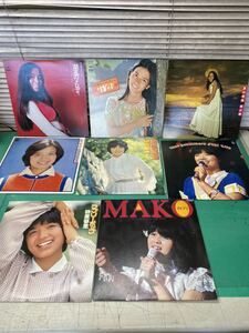 (1962)昭和レトロ　LP レコード まとめて8セット　　榊原郁恵　南沙織　MAKO