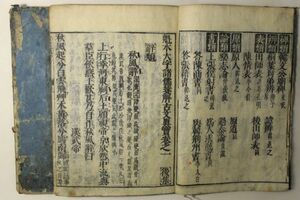 「古文真宝 後集」梅村蔵版 元禄2年(1689年) 上下巻2冊揃｜漢文 漢詩集 古詩 古文 漢籍 漢詩文 中国 江戸時代 古書 和本 古典籍 m8