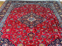 【412×298】イラン★マシャド産ペルシャ絨毯・カーペット■3440-210_画像4