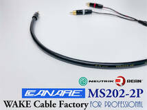 ★必見！音質重視！CANARE MS202-2P/ NEUTRIK★分岐Yケーブル1m★ステレオミニ-RCA★ノイトリックRean★国産カナレ/α-Fi series_画像2