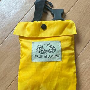 FRUIT OF THE LOOM フルーツオブザルーム エコバック 折りたたみ コンパクト トートバッグ 黄色