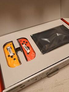 美品！Nintendo Switch Joy-Con （L）オレンジ/（R）ネオンレッド　SD512GB 未開封ソフトのおまけ付き