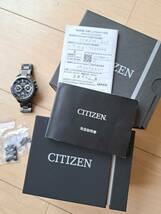 【良品】CC4014-62E GPS ブラックチタン CITIZEN シチズン腕時計 F950 元箱・あまりコマ アリ_画像8