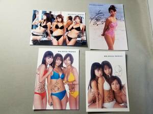 WPB(小倉優子、市川由衣、MEGUMI)＆DUNK（市川由衣）のSPECIAL　PRESENTS生写真計4点