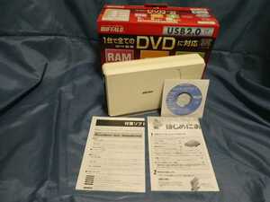 ☆中古品☆ バッファロー(BUFFALO) 外付けDVDスーパーマルチドライブ DVSM-D5816U2