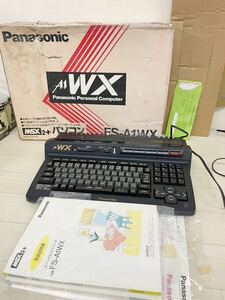 [ML9717-4]1円〜レア！【Panasonic】MSX2+FS-A1WX パーソナルコンピューター　通電確認のみ　ボディ綺麗です