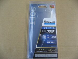 エレコム Galaxy A20 ケース ソフト [年劣化による黄変を防ぎ、美しい透明感を持続] 細部までフィットする極み設計 クリア PM-A20UCT2CR