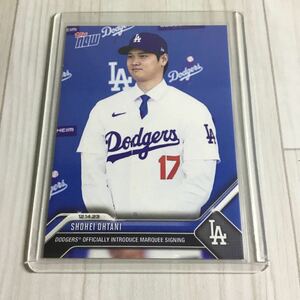 大谷翔平 topps now #OS-23. 0972 MLB ドジャース　入団会見