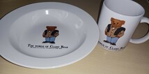 未使用品『タカラ1997年 スープ パスタ皿3点 マグカップ 3点 陶器6点セット』 食器 コップ キッチン 料理 調理 クマ ベアー CLASSY BEAR_画像3
