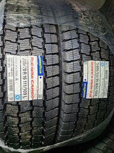 新品2本■205/70R16 111/109L LT GOOD YEAR ICE NAVI CARGO 2023年製 スタッドレス★地山 トラック