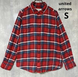 ユナイテッドアローズ　united arrows 長袖　シャツ　S 綿　薄地