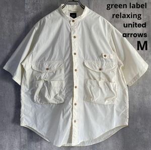 ユナイテッドアローズ　united arrows 半袖　シャツ　M ナイロン