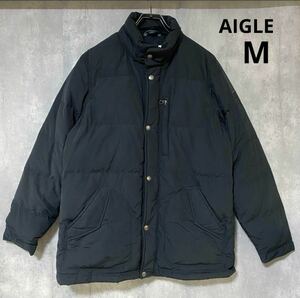 エーグル　AIGLE ダウンジャケット　黒　M