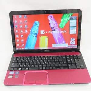 Ts456551 東芝 パソコン dynabook T552/58FRD PT55258FBFRD Win7 Core i7 3610QM 2.30GHz 8GB HDD1TB TOSHIBA 中古