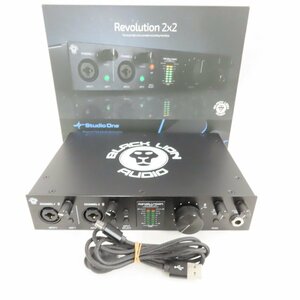 Ts511881 ブラックライオン 音響機器 オーディオインターフェイス Revolution 2×2 BLACK LION 超美品