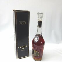 Ft597962 コニャック カミュ XO ロングネック 700ml オールドボトル 40％ 700ml 未開栓 お酒_画像1