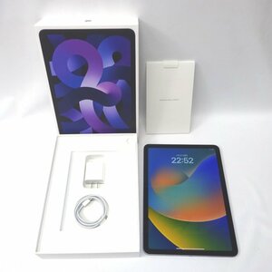 Ft1135231 Apple タブレット iPad Air 10.9インチ 第5世代 Wi-Fi 64GB MME63J/A パープル 超美品・中古