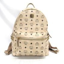 KR222741 エム・シー・エム リュック・デイパック バックパック MMK7AVE99 レディース ベージュ系 MCM 中古_画像1