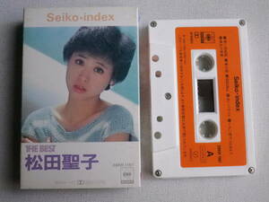 ◆カセット◆松田聖子　Seiko・index　歌詞カード付　中古カセットテープ多数出品中！