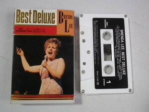 ◆カセット◆ブレンダリー　BRENDA LEE Best Deluxe 　歌詞カード付　中古カセットテープ多数出品中！