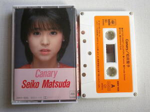 ◆カセット◆松田聖子　Canary　瞳はダイアモンド　歌詞カード付　中古カセットテープ多数出品中！