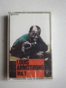 ●未開封カセットテープ　ルイアームストロング　LOUIS ARMSTRONG Vol.1　ジャズ　JAZZ　未使用品