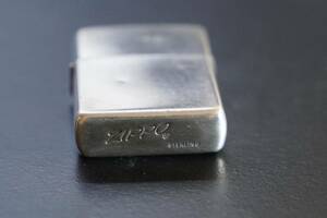 ZIPPO STERLING ライター 旧イタリックロゴ　ヴィンテージ　アンティーク　ジッポライター　シルバー