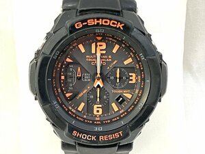 カシオ/CASIO G-SHOCK グラビティマスター タフソーラー GW-3000B スカイコックピット ブラック×オレンジ ジャンク品