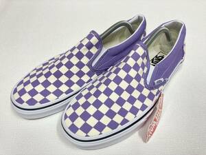 Vans Slipon White Light Purple Purple Checker US10.5 (28,5 см) Американское планирование