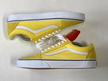 VANS OLD SKOOL 黄 スエード キャンバス 白ライン US10.5 (28.5cm) バンズ オールドスクール アメリカ企画限定!!_画像6